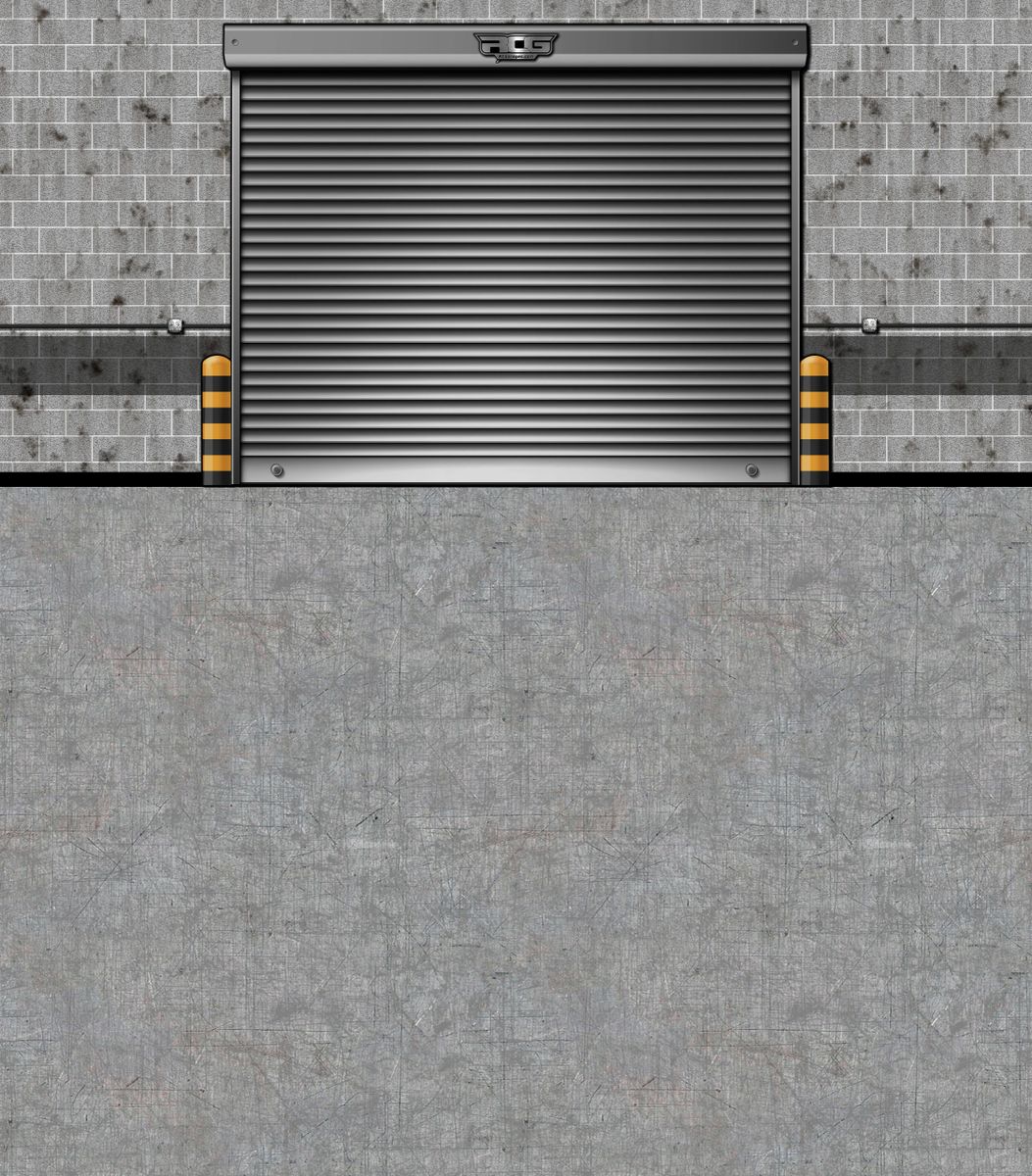 Dirty Cinder Block Backdrop 36x41